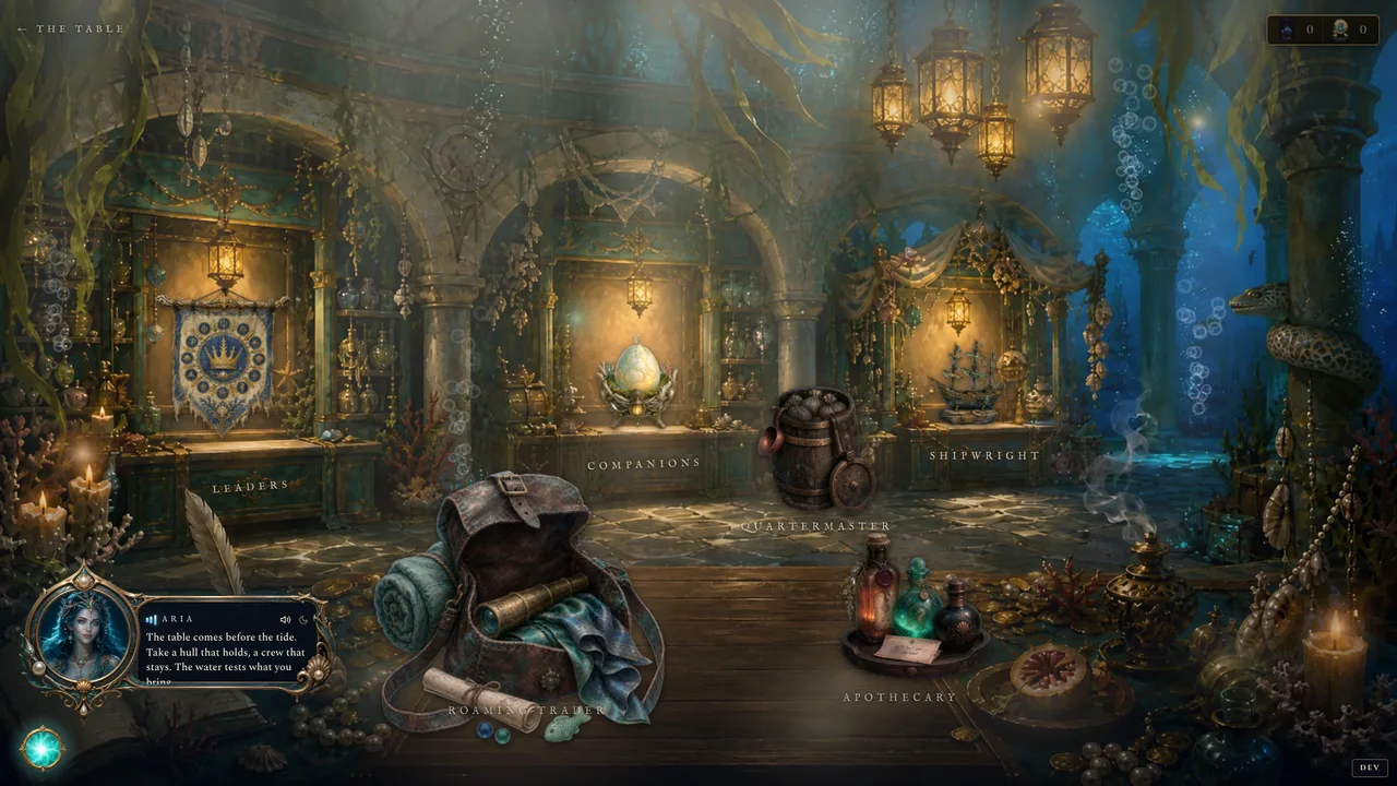 The bazaar, an Ancient Oasis game screen